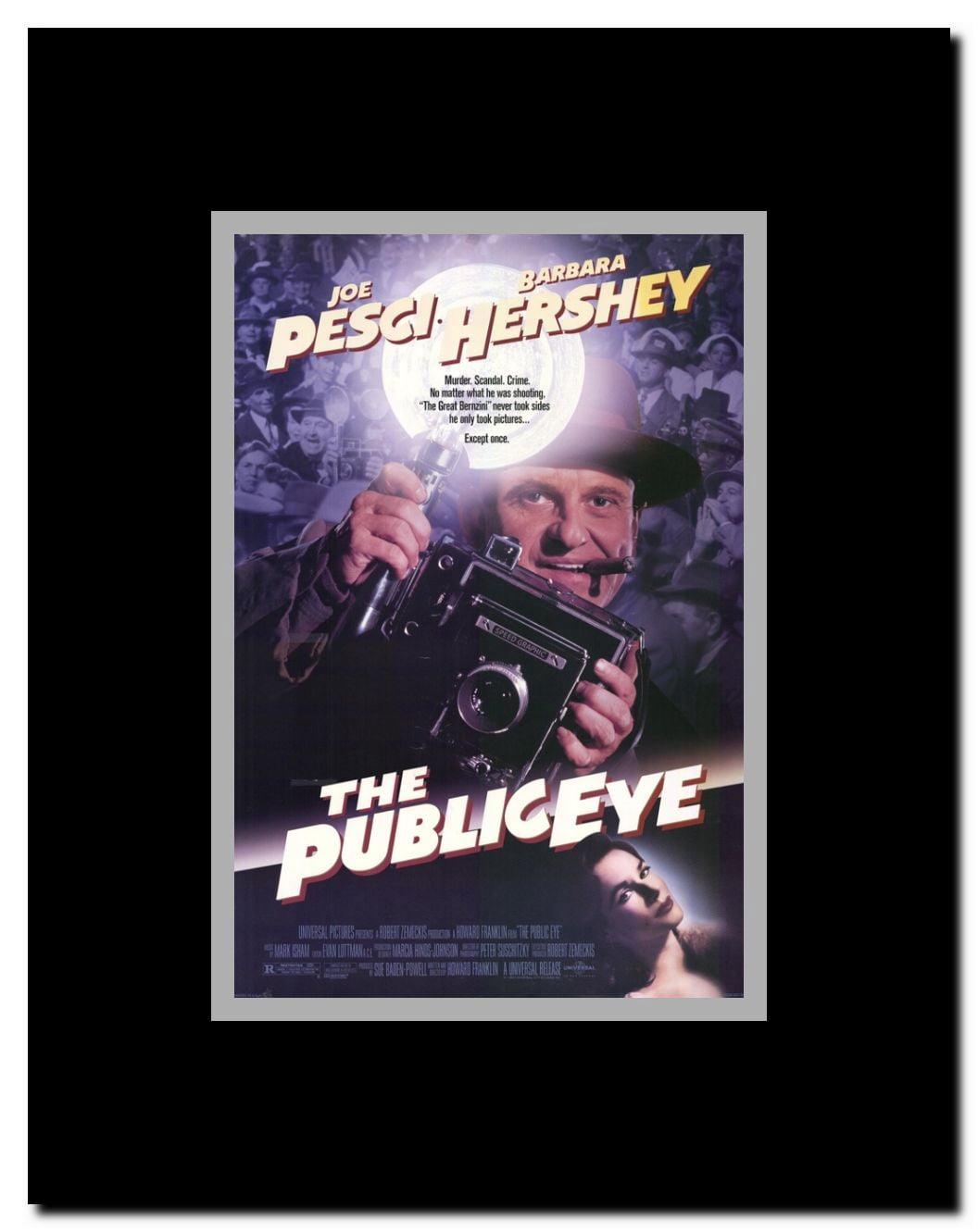 The Public Eye Framed Movie Poster