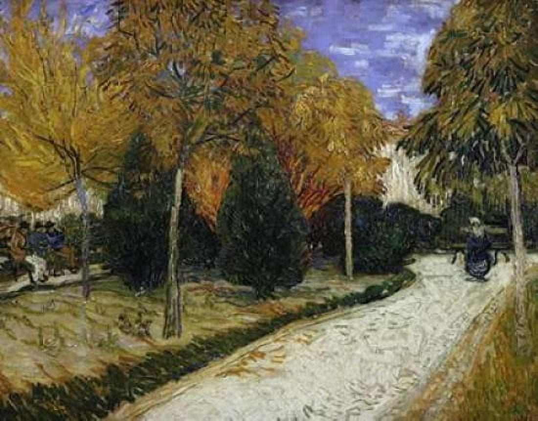 The Public Garden Canvas Art - Vincent Van Gogh (22 x 28)