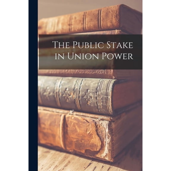 The Public Stake in Union Power, (Paperback)