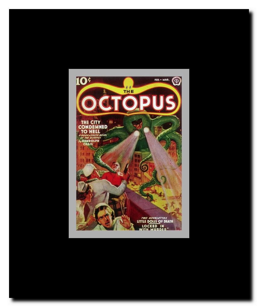 The (Pulp) Octopus Framed Movie Poster
