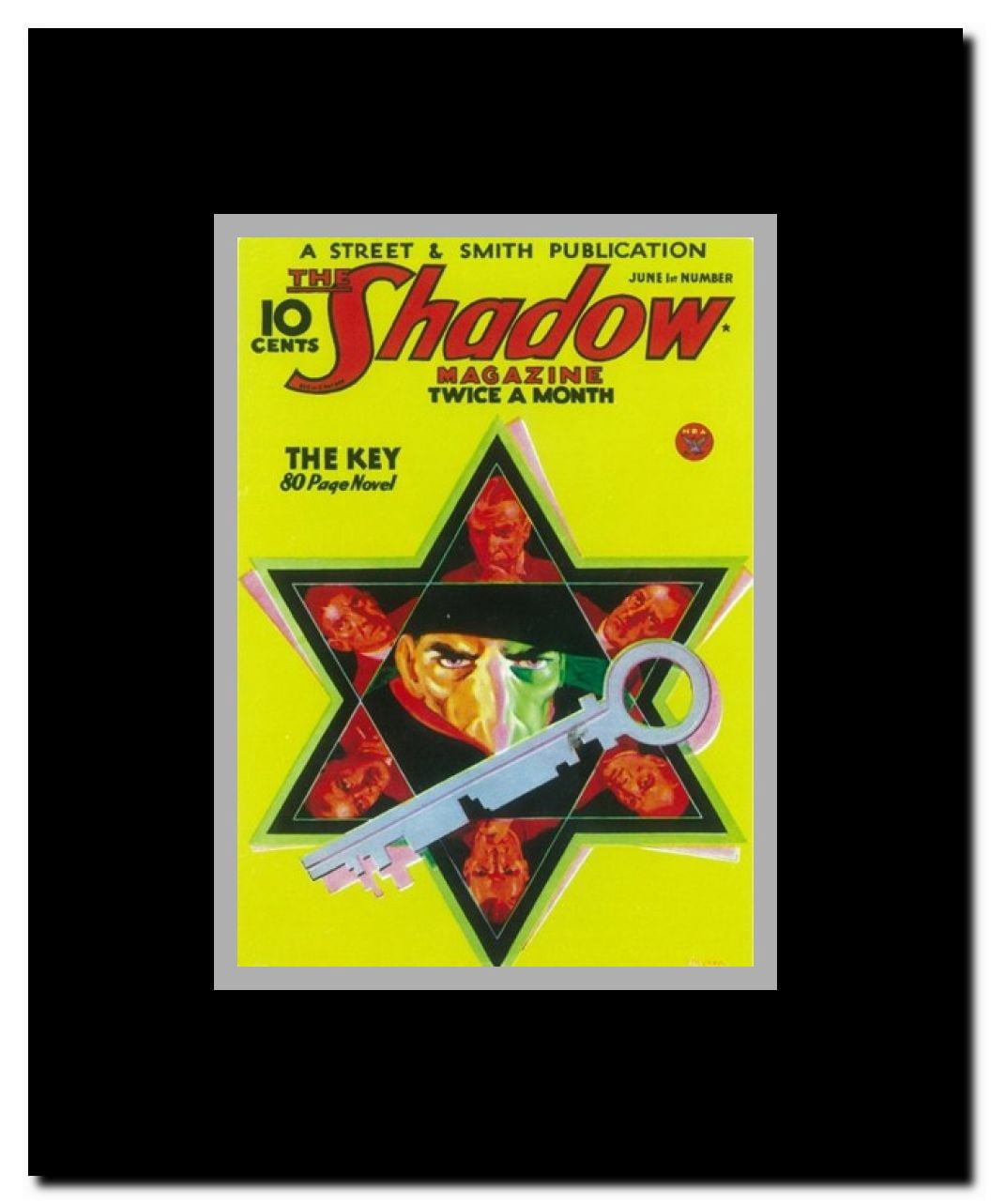 The (Pulp) Shadow Magazine Framed Movie Poster