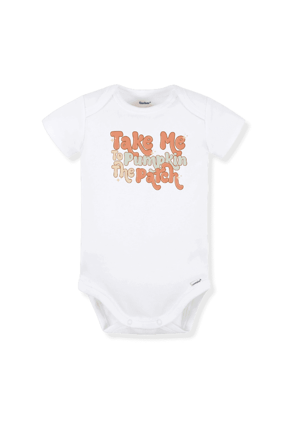 The Pumpkin Patch Baby Bodysuit, Newborn Outfit, Baby Clothes, Gift for Children 18m White