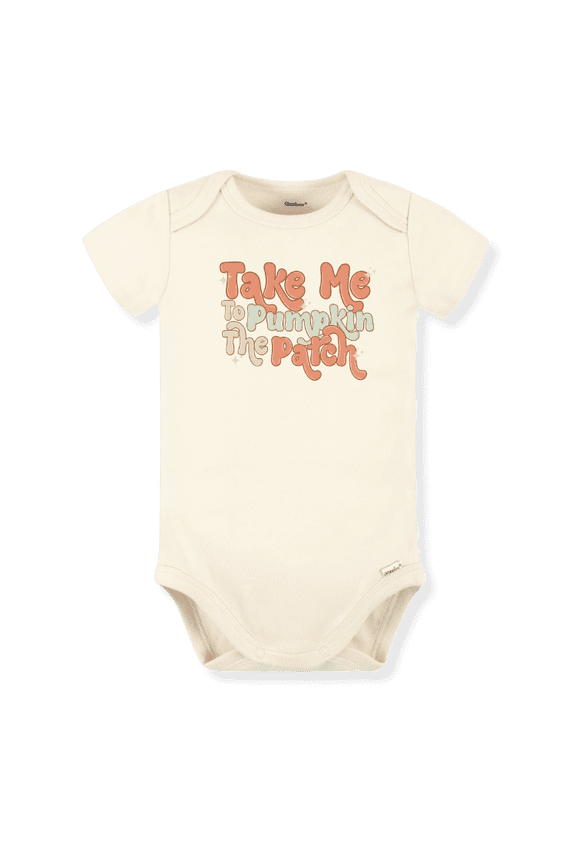 The Pumpkin Patch Baby Bodysuit, Newborn Outfit, Baby Clothes, Gift&nbsp;for&nbsp;Children 6-9m Natural