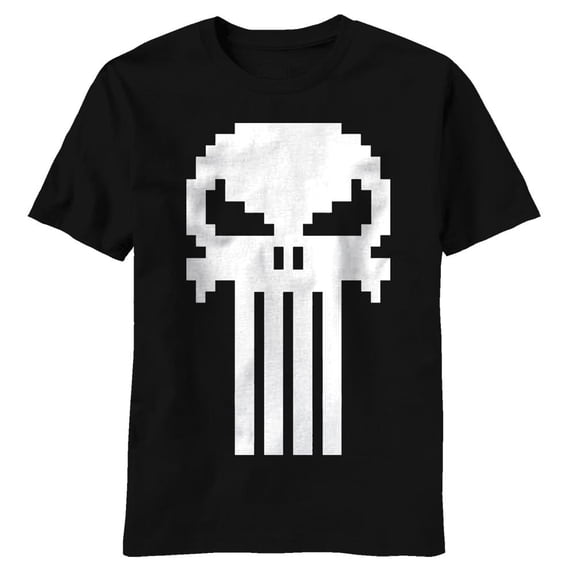 The Punisher - Skull Blocks T-Shirt - Medium