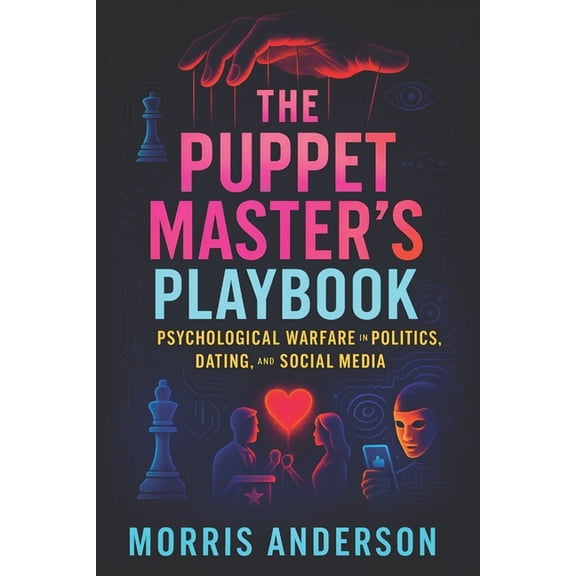 Book Series by Morris Anderson The Puppet Master's Playbook: Psychological Warfare in Politics, Dating, and Social Media (2025) - Unmasking Covert, Book 2, (Paperback)