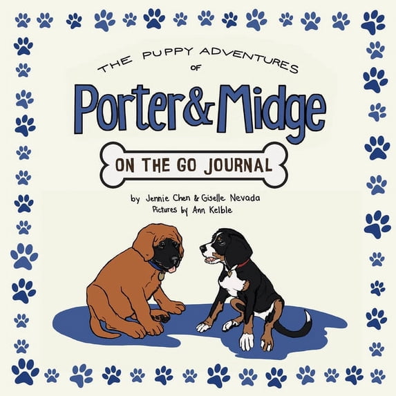 The Puppy Adventures of Porter and Midge: On the Go Journal, (Paperback)