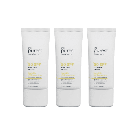 The Purest Solutions Face Sunscreen Spf 50+ 50ml 3 Pack