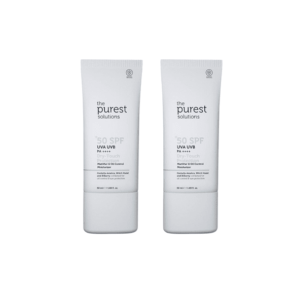 The Purest Solutions Matte Finish Sunscreen for Oily Skin 50 spf 50ml 2 Pack