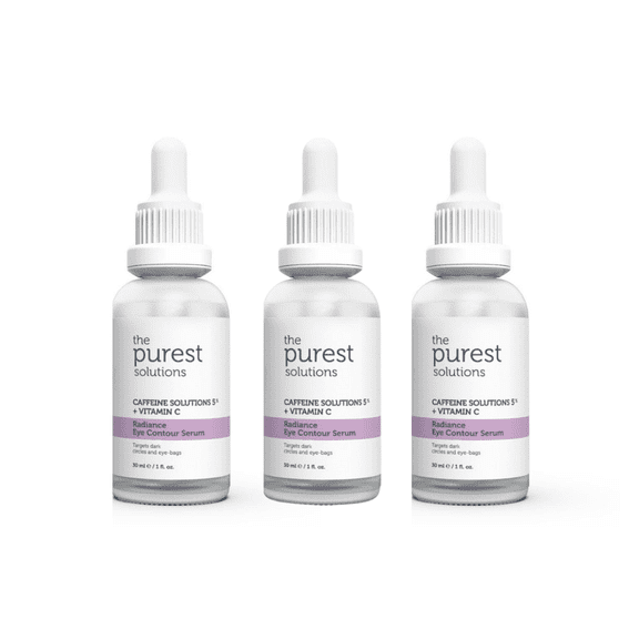 The Purest Solutions Under Eye Anti-Puffiness and Dark Circles Treatment Serum 30ml 3 Pack