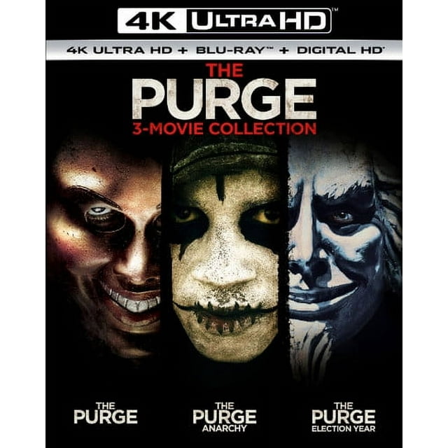 The Purge: 3-Movie Collection (4K Ultra HD + Blu-ray)
