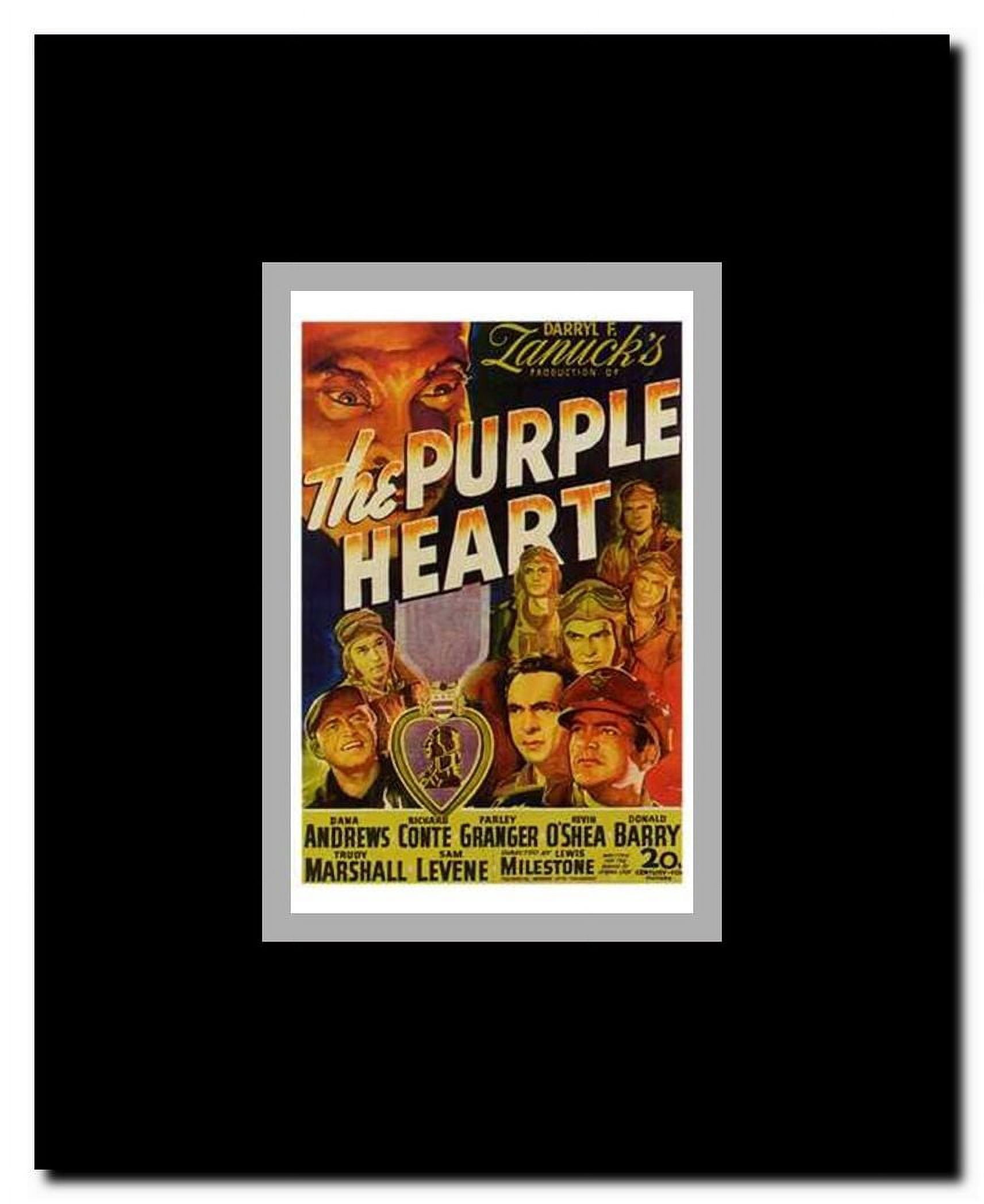 The Purple Heart Framed Movie Poster
