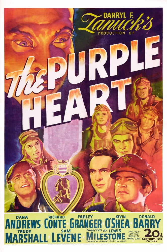 The Purple Heart U Canvas Art -  (11 x 17)