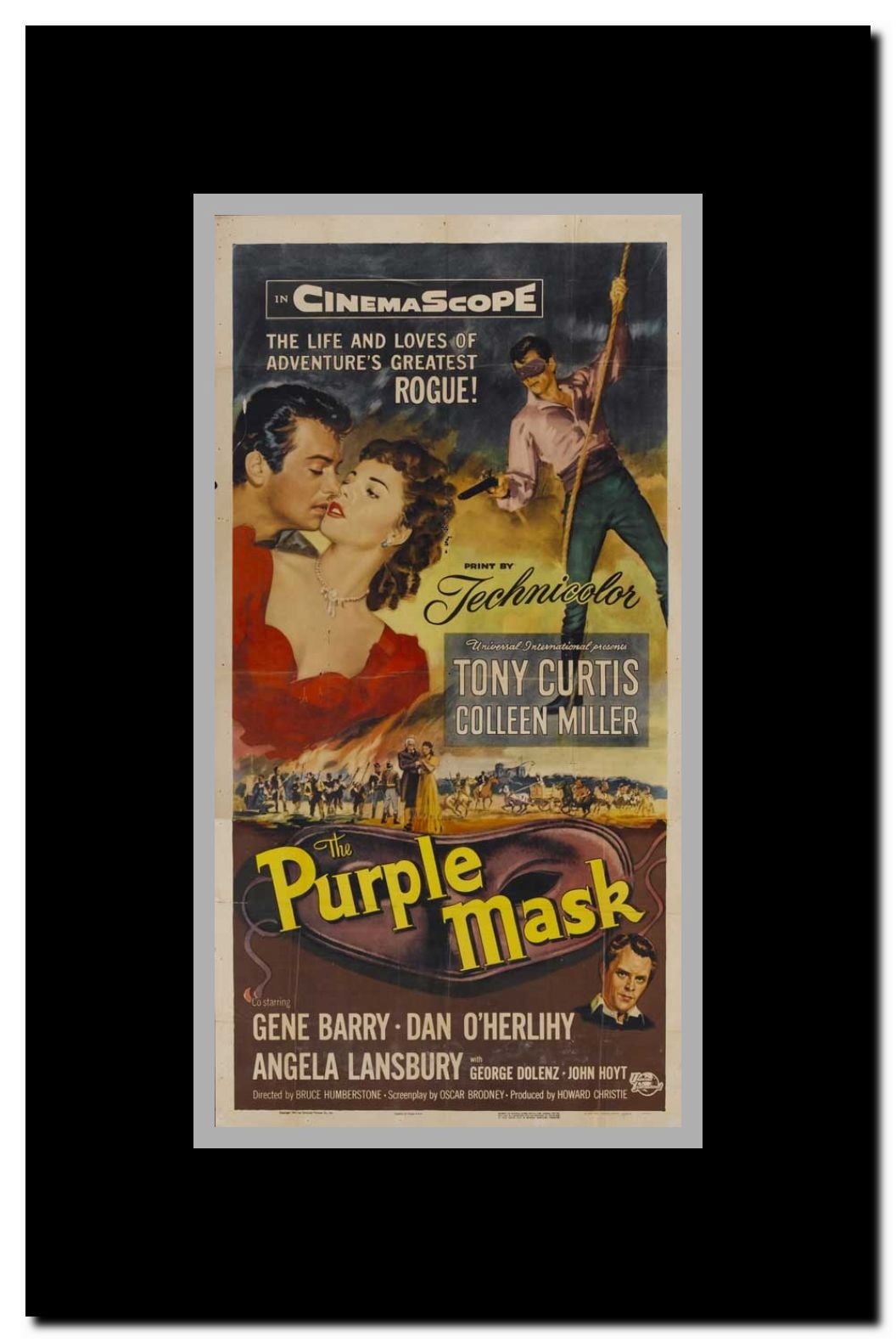 The Purple Mask Framed Movie Poster