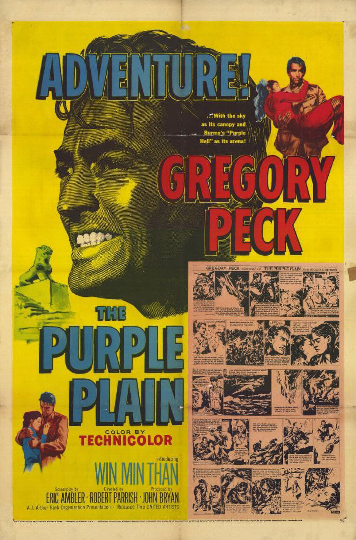 The Purple Plain movie POSTER (Style A) (11