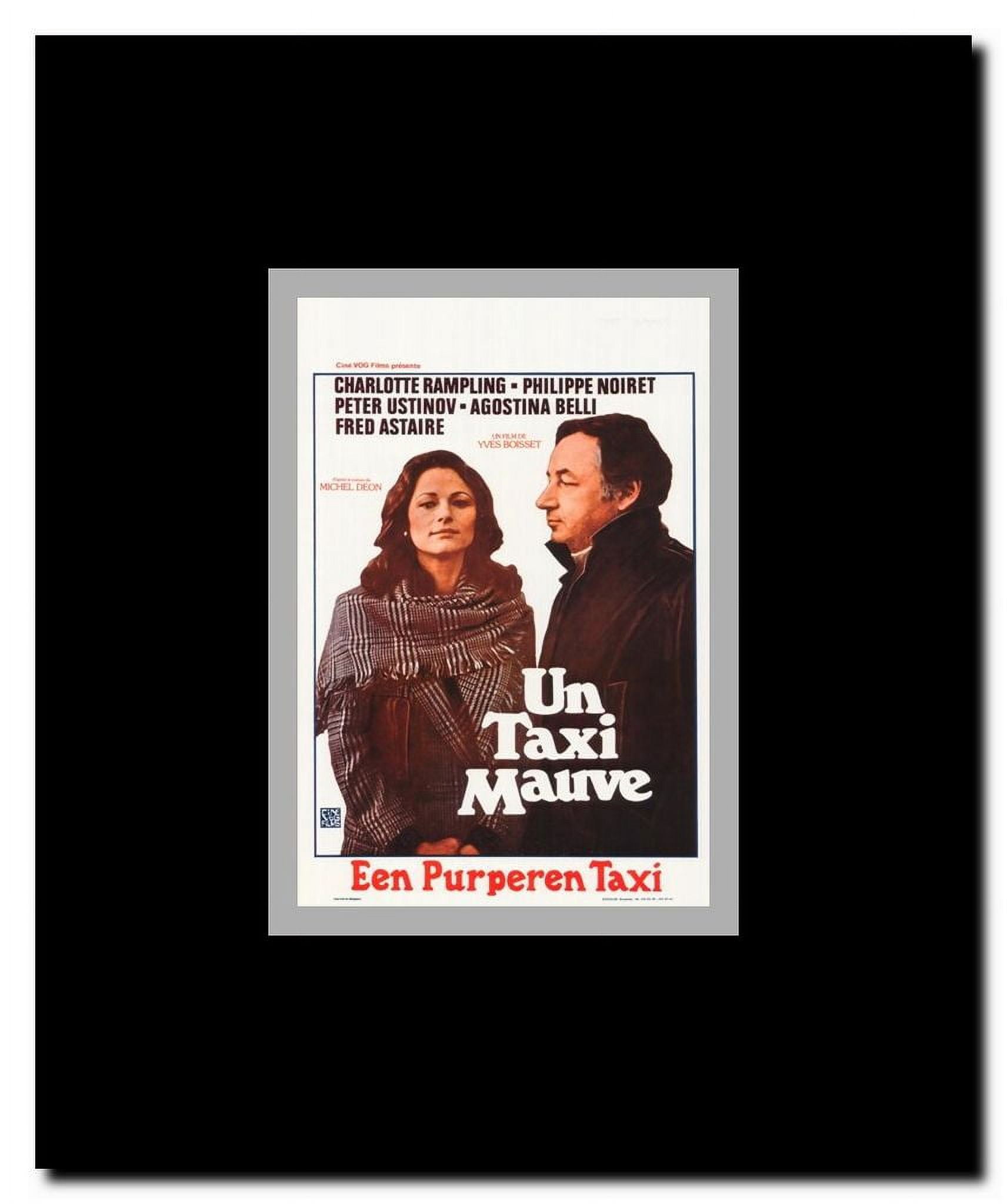 The Purple Taxi Framed Movie Poster
