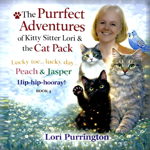 The Purrfect Adventures of Kitty Sitter Lori & the Cat Pack: PEACH & JASPER and THE GOOD LUCK TOE BOOK 4, (Paperback)