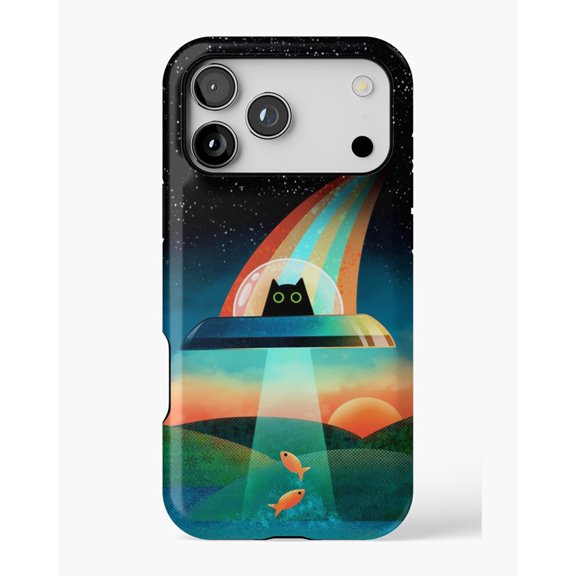 The Purrfect Alien H005 Premium Durable Case for iPhone 17 16 15 14 13 12 11 Pro Max – Unisex Style