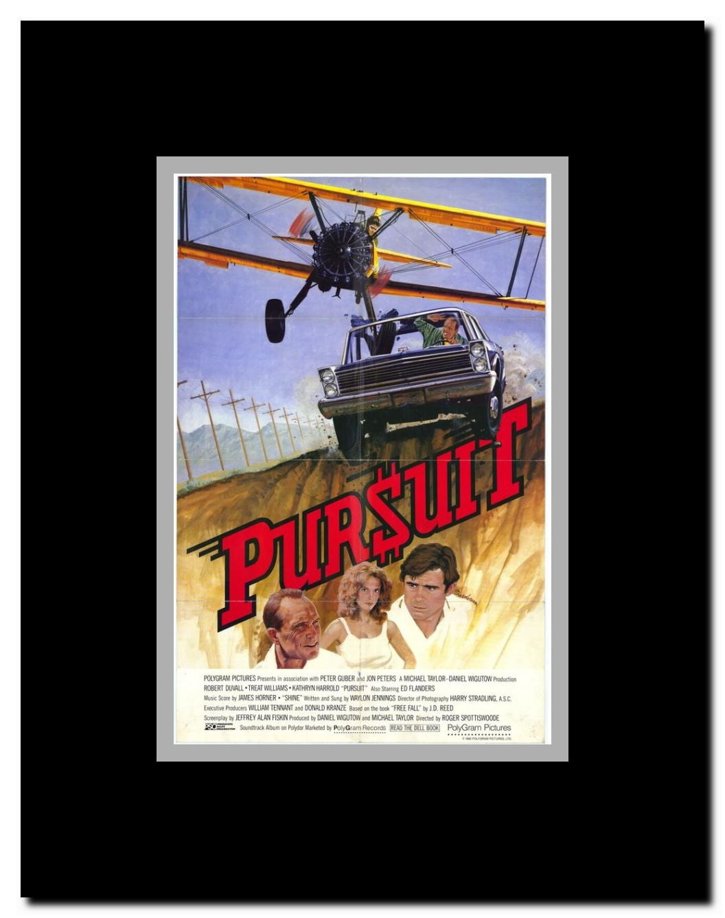 The Pursuit of D.B. Cooper Framed Movie Poster