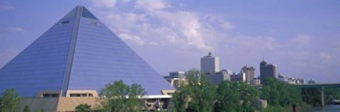 The Pyramid Memphis TN Canvas Art - Panoramic Images (18 x 6)