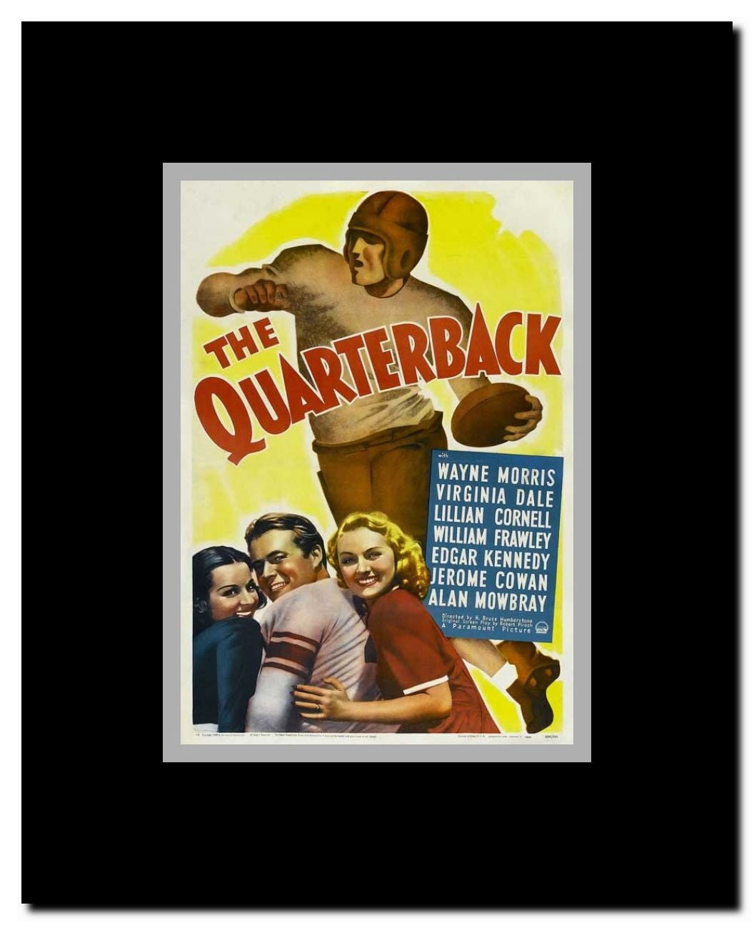 The Quarterback Framed Movie Poster