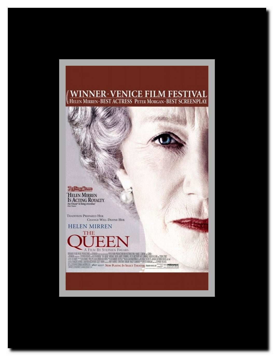 The Queen Framed Movie Poster