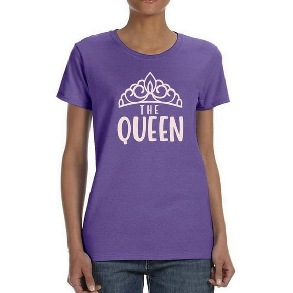 The Queen Petparent Shaped T-Shirt Women -Smartprints Designs, Female Large