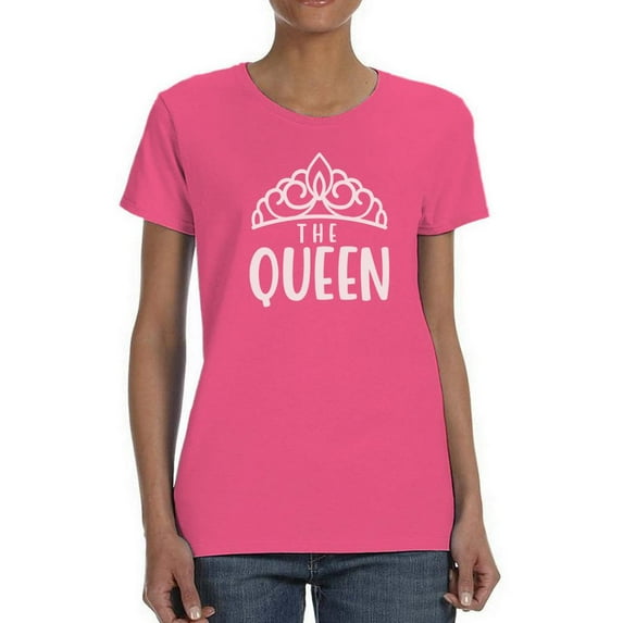The Queen Petparent Shaped T-Shirt Women -Smartprints Designs, Female x-Large
