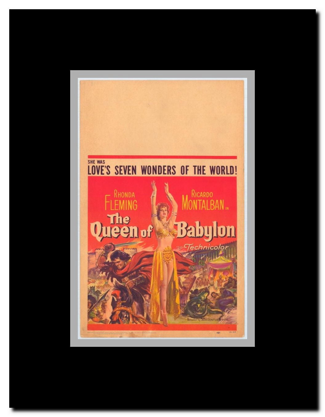 The Queen of Babylon Framed Movie Poster