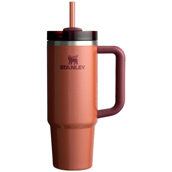 Stanley Quencher Flowstate 30oz Hammertone Clay Stainless Steel Tumbler