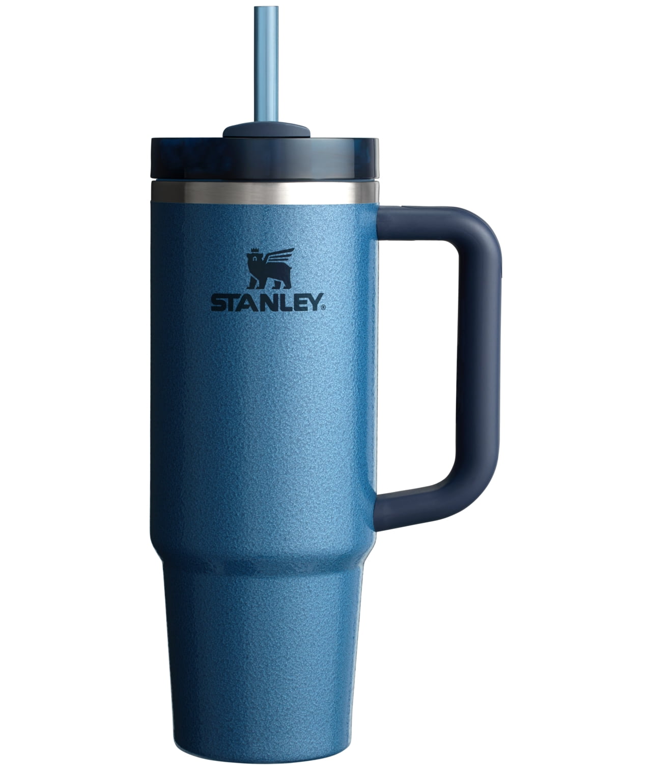 STANLEY, Tumbler, 30oz, Hammertone Lake Stainless Steel - Walmart.com