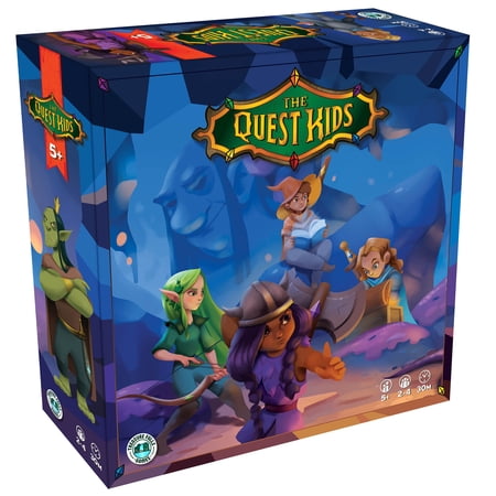 The Quest Kids - Treasure Falls Games, Fantasy Themed Board Game, Family Tabletop Adventure, Boys & Girls, Kids Ages 5+