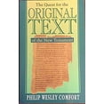 thumbnail image 1 of Pre-Owned The Quest for the Original Text of the New Testament (Paperback) 0801025664 9780801025662, 1 of 1