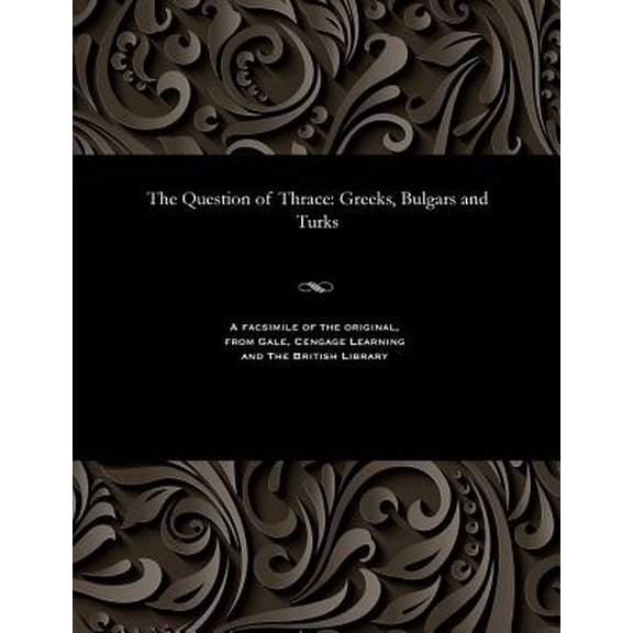 The Question of Thrace (Paperback)