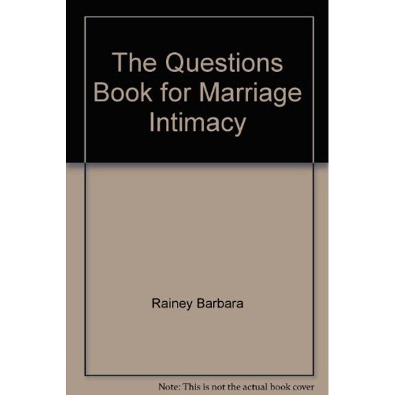 Pre-Owned The Questions Book for Marriage Intimacy (Edition 3) (Paperback)
