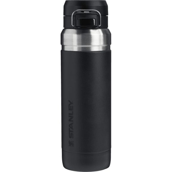 Stanley 36oz Quick Flip Black Water Bottle 2.0