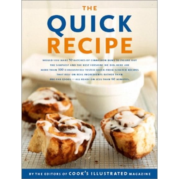 Pre-Owned The Quick Recipe (The Best Recipe) Paperback