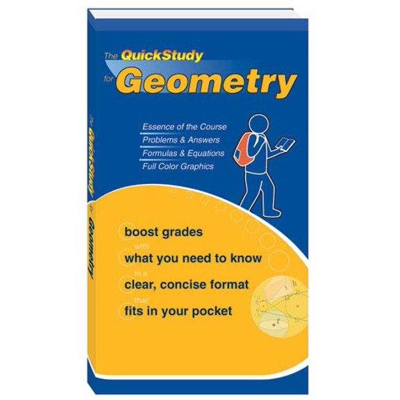 Pre-Owned Quickstudy for Geometry (Paperback) 1423202570 9781423202578