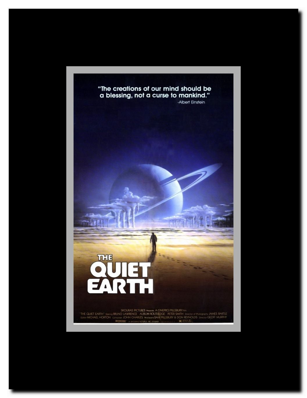 The Quiet Earth Framed Movie Poster