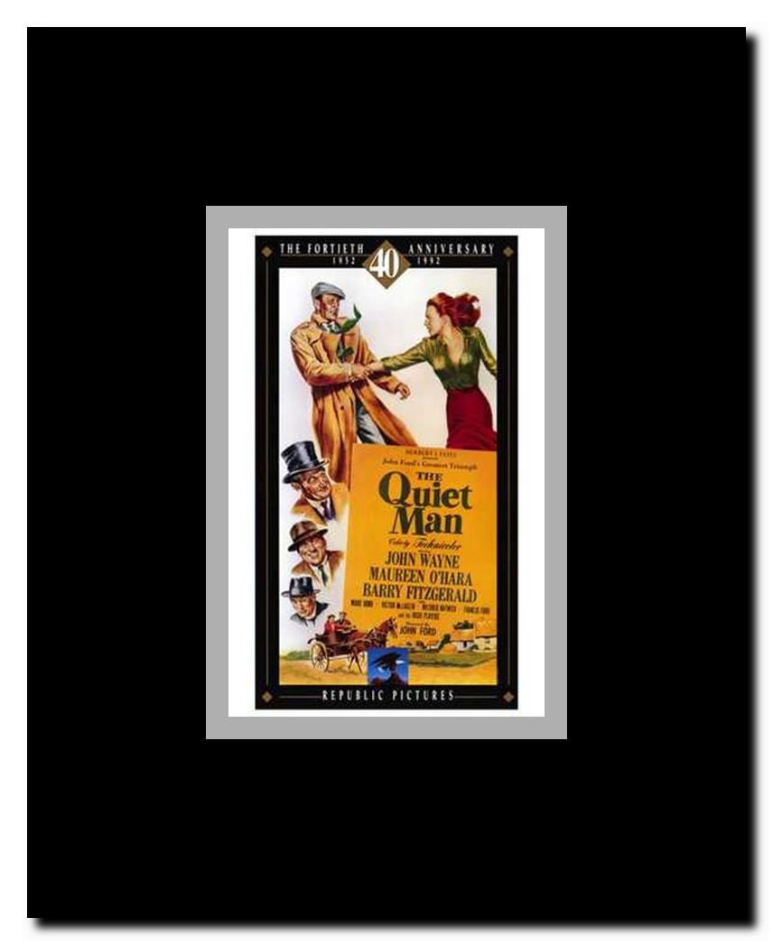 The Quiet Man Framed Movie Poster