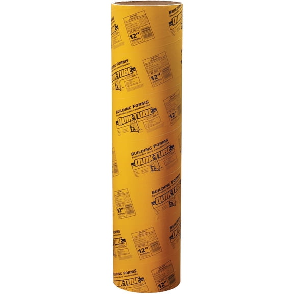 Quikrete Quik-Tube Cardboard Concrete Building Form Tube 12 in. W X 4 ft. L X 12 in. D