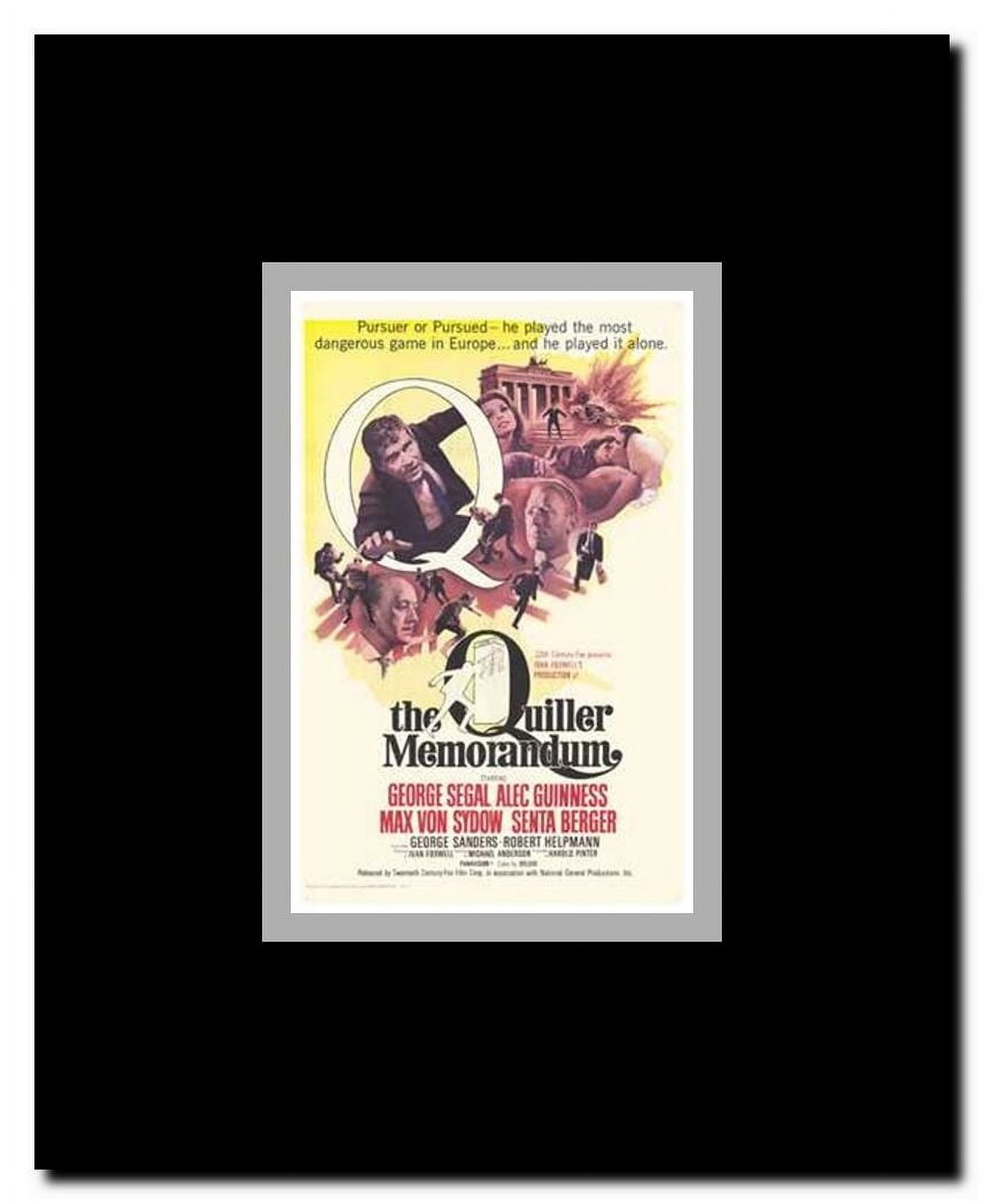 The Quiller Memorandum Framed Movie Poster