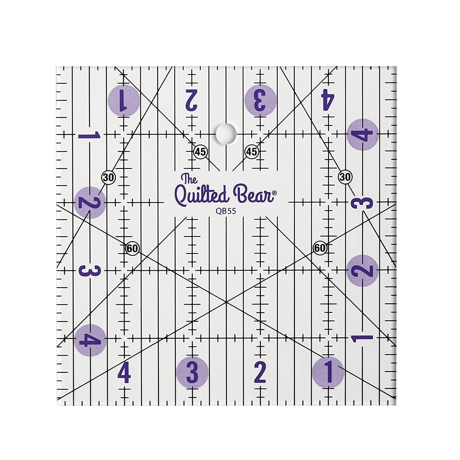 The Quilted Bear Non-Slip Acrylic Quilting Rulers 5