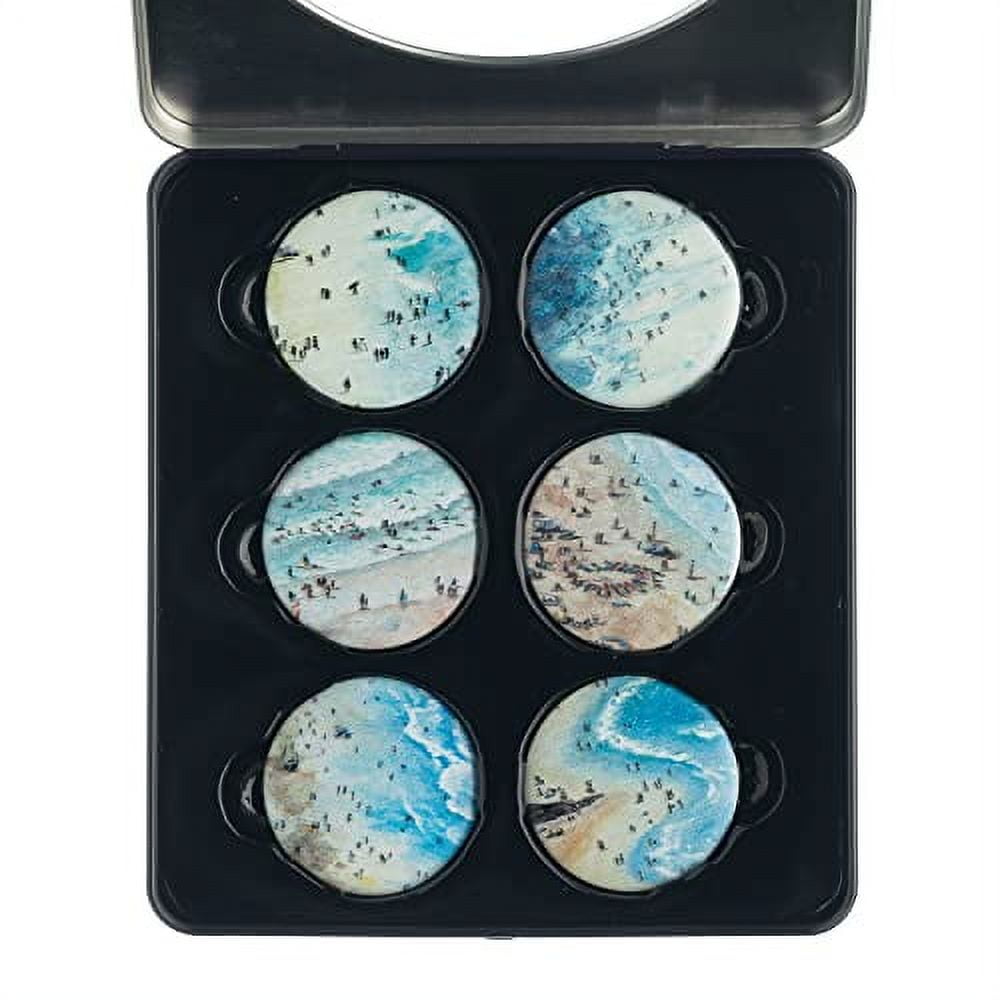 The Quilted Bear Pattern Weights - Seascapes, 6 x 40mm 