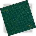 thumbnail image 1 of The Quilted Bear Rotating, Locking & Self-Healing Cutting Mat Green - 12" x 12", 1 of 7