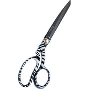 The Quilted Bear Stainless Steel Fabric Scissors Zebra Print 8.5"