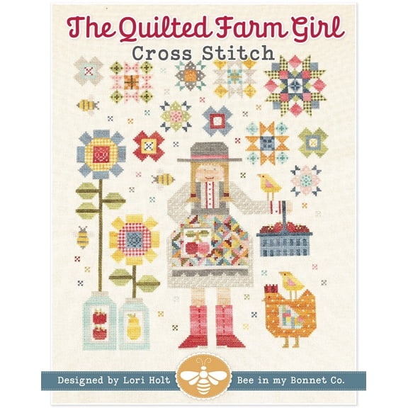 The Quilted Farm Girl Cross Stitch Pattern