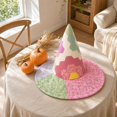 thumbnail image 1 of The Quilted Witch Hat, Handcrafted Art Vintage Halloween Hat, Prairie Patchwork Costume Headpiece, 1 of 5