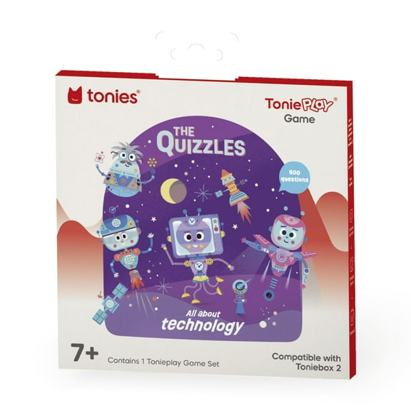 tonies The Quizzles: All About Technology Tonieplay Game, Requires Toniebox 2 and Controller, Age Group 7+