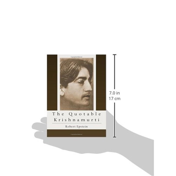 Pre-Owned The Quotable Krishnamurti [Paperback] Robert Epstein