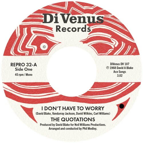 Quotations - Don't Have To Worry / I Wanna Thank You - Music & Performance - Vinyl [7-Inch]